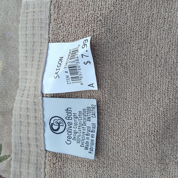 Towel Set of 5 by Creative Bath - 100% cotton - Picture 2 of 9